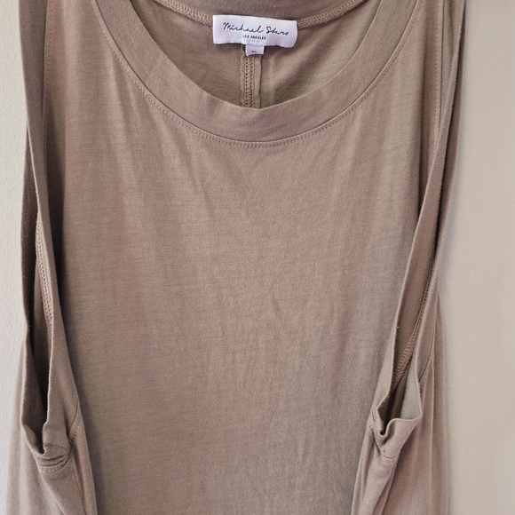 Michael Stars Tan Sleeveless Dress - Picture 3 of 4